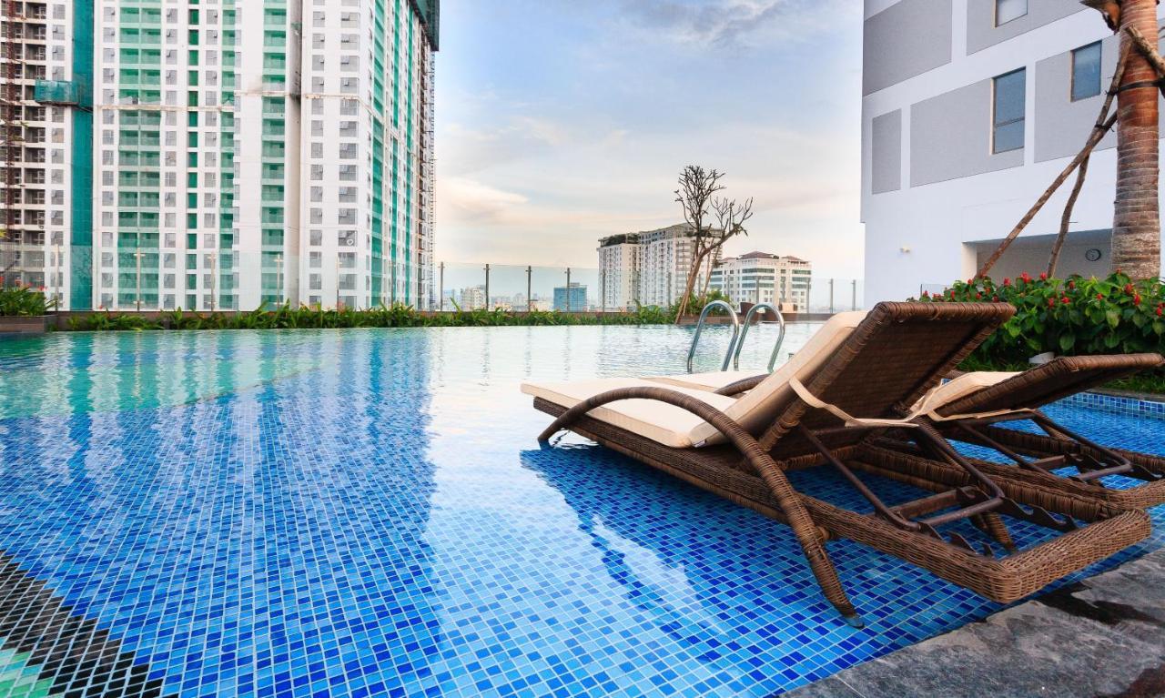 Serene Premier Apartment - River Gate Ho-Chi-Minh-Stadt Exterior foto
