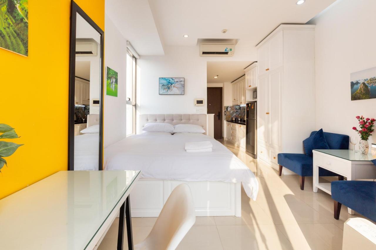 Serene Premier Apartment - River Gate Ho-Chi-Minh-Stadt Exterior foto